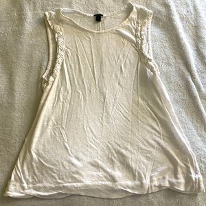 J. Crew white tank top